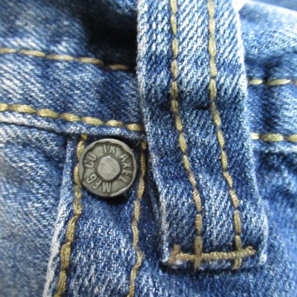 Axel Jeans Mens Size 34x32 Blue Relaxed Straight Denim Biker Cowboy Western - Picture 2 of 16